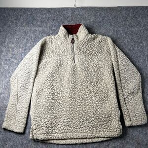 Live Oak Brand Quarter Zip Sherpa Fleece Pullover Jacket Women's Size Small